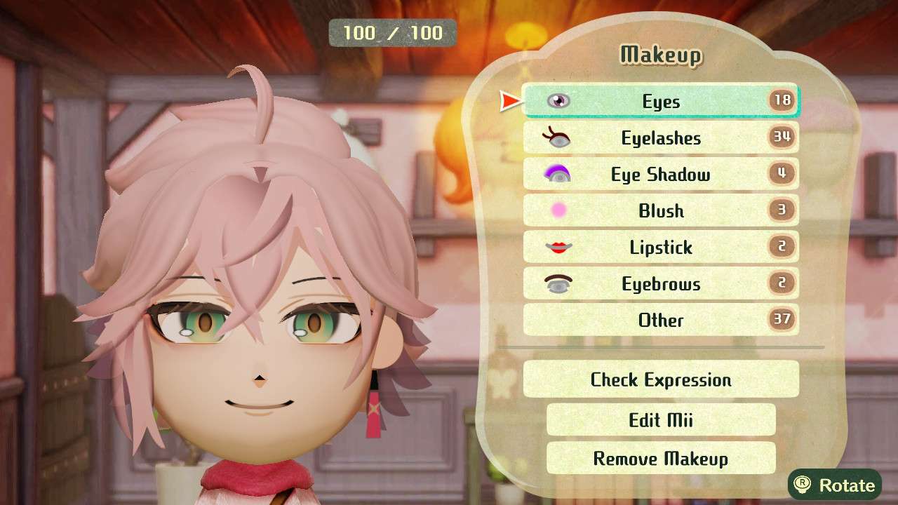 Rikka from Holostars in Miitopia